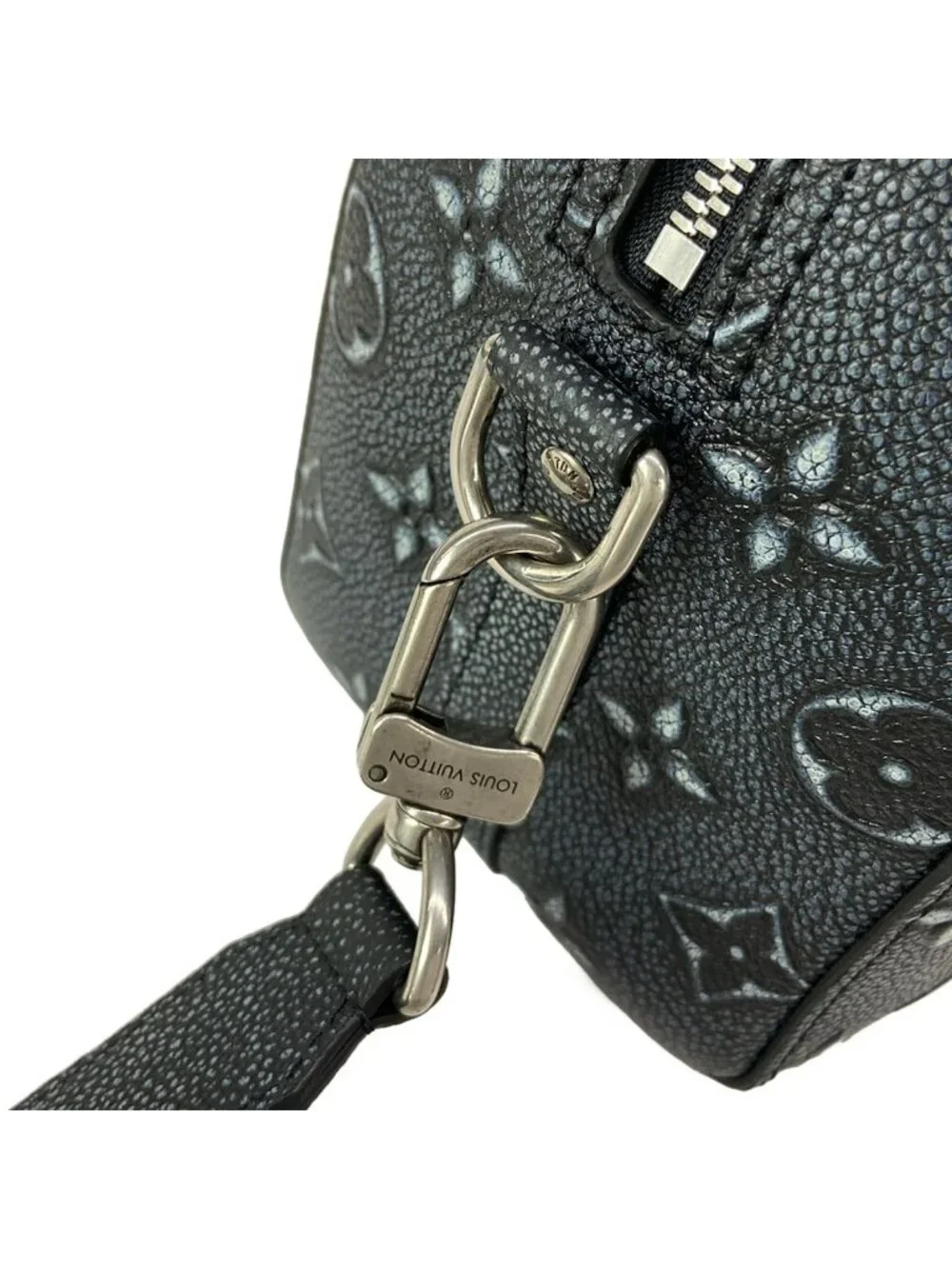 Louis Vuitton Shoulder Bag Collection City Keepall LV Faded Charcoal Leather